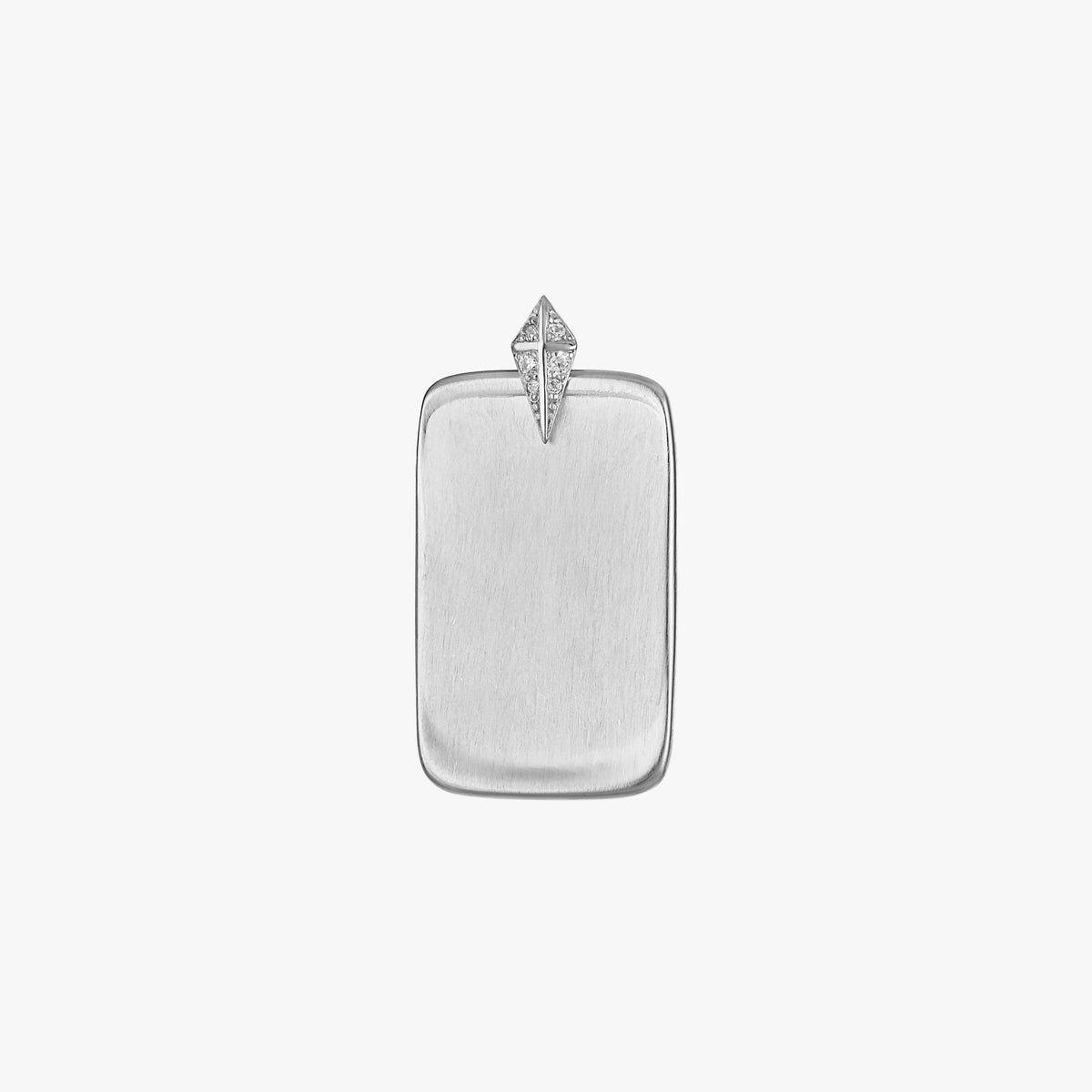 Custom Diamond Ingot Pendant