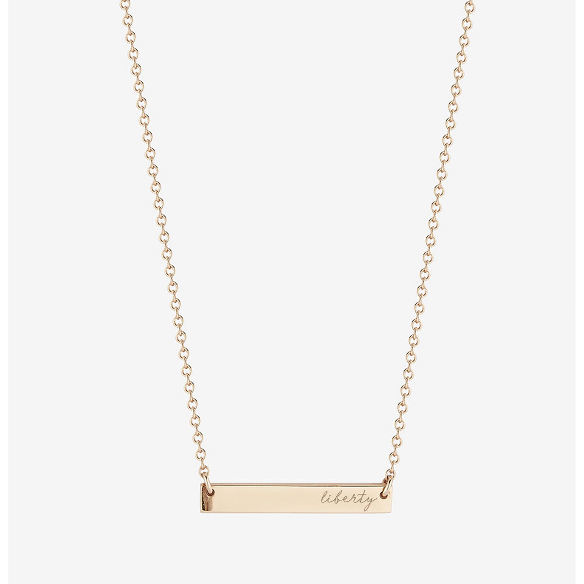 Liberty Horizontal Bar Necklace