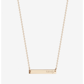 Liberty Horizontal Bar Necklace