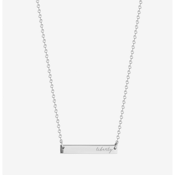 Liberty Horizontal Bar Necklace
