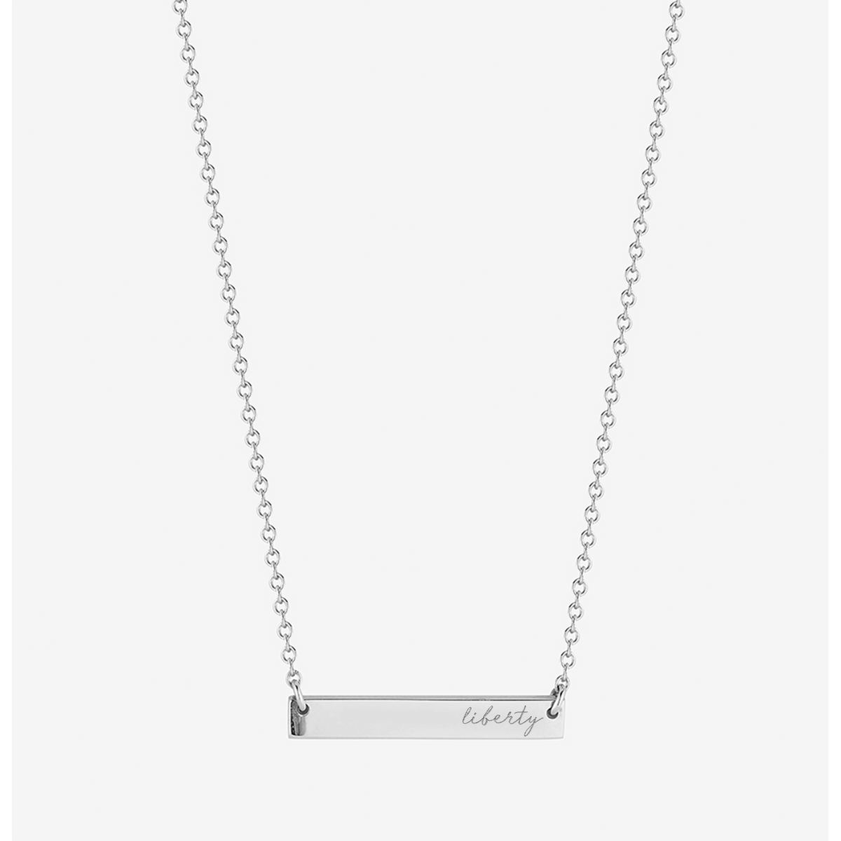 Liberty Horizontal Bar Necklace