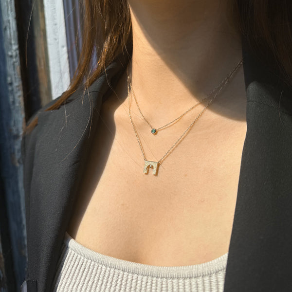 McDaniel Ward Memorial Arch Necklace Gold