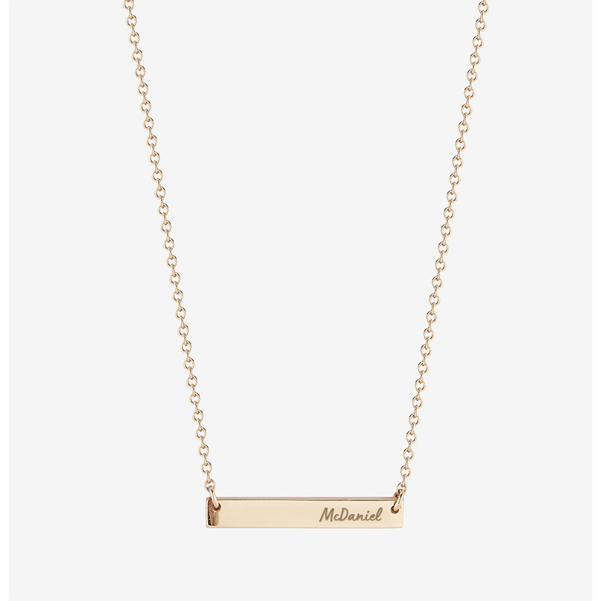 McDaniel College Horizontal Bar Necklace
