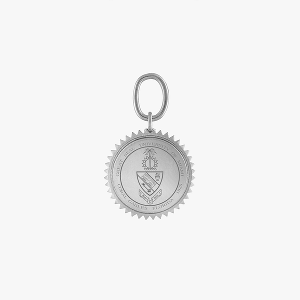 U Miami Sunburst Charm