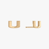 UMiami Logo Stud Earring