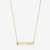UMiami Go Canes Horizontal Bar Necklace