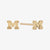 Michigan Logo Stud Earrings