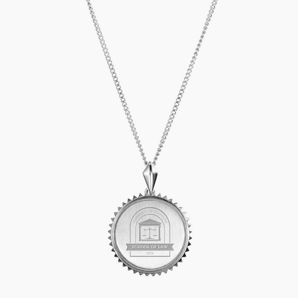 Ole Miss Law School Sunburst Pendant