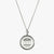 Silver Ole Miss Sunburst Necklace