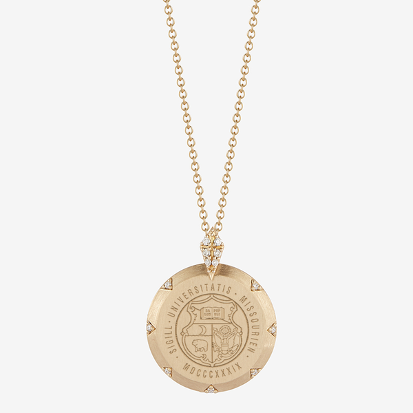 Mizzou 7-Point Diamond Pendant