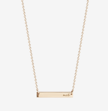 MIT Horizontal Bar Necklace