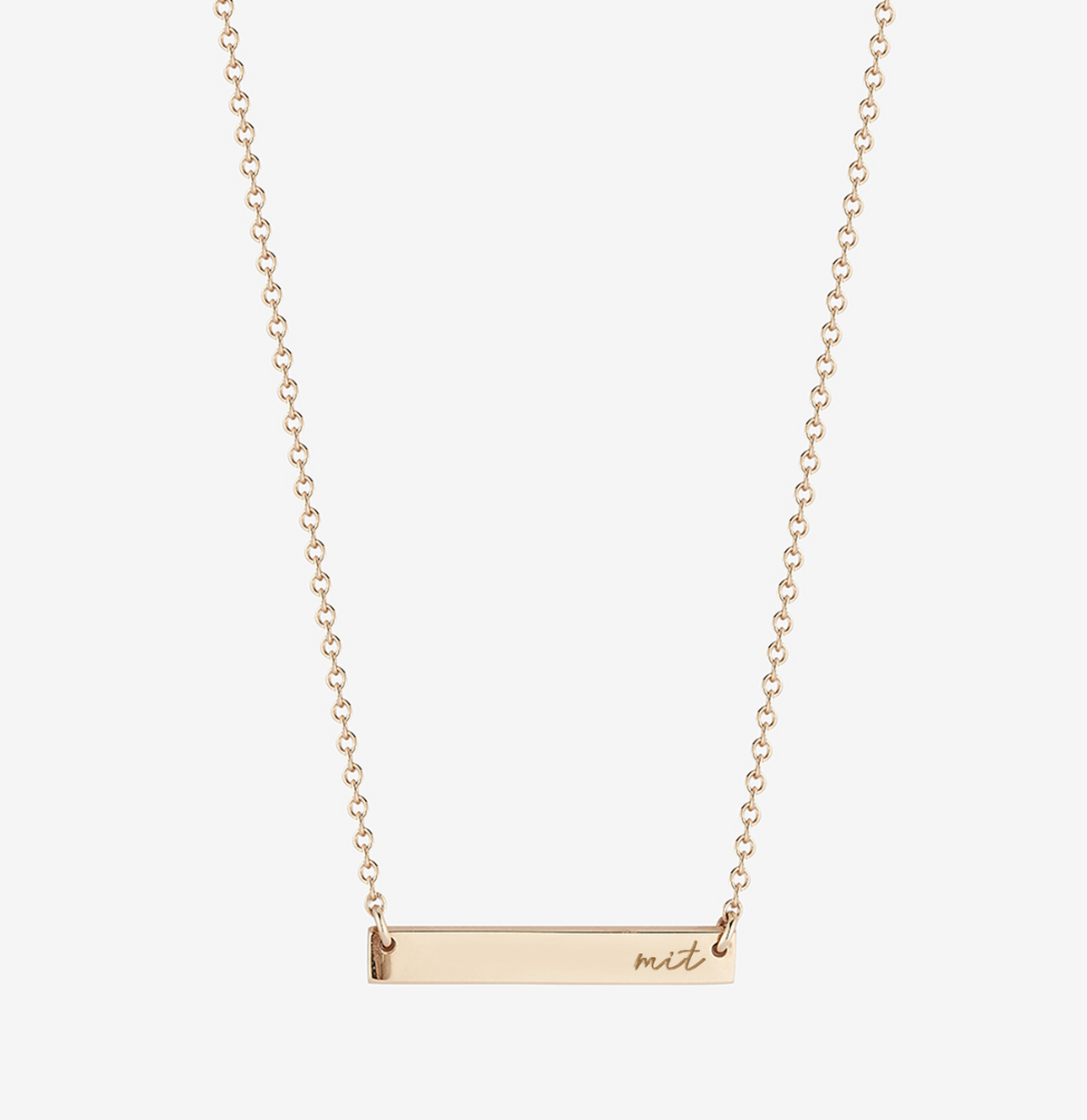 MIT Horizontal Bar Necklace