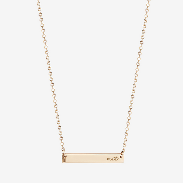 MIT Horizontal Bar Necklace