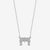 Miami Upham Arch Necklace Sterling Silver