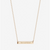 Miami (OH) Love and Honor Horizontal Bar Necklace