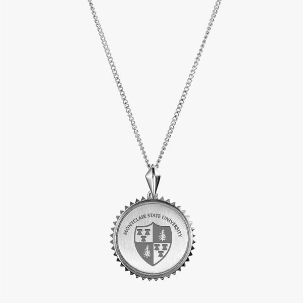 Montclair State Sunburst Necklace Sterling Silver