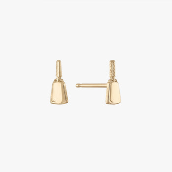 Mississippi State Cowbell Stud Earrings