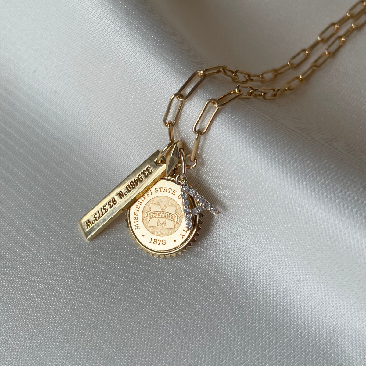 Mississippi State Campus Coordinates Bar