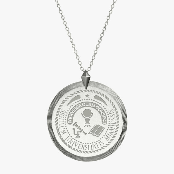 Miami of Ohio Florentine Necklace Silver