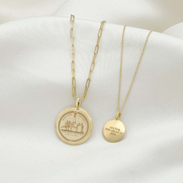 NYU Florentine Pendant