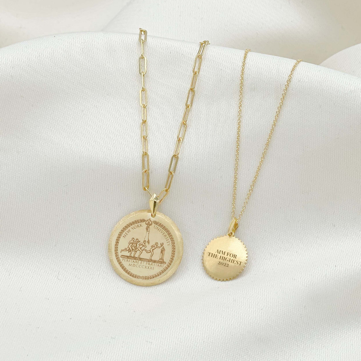 NYU Florentine Pendant