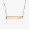 Marist Horizontal Bar Necklace