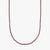 Maroon Beaded Necklace