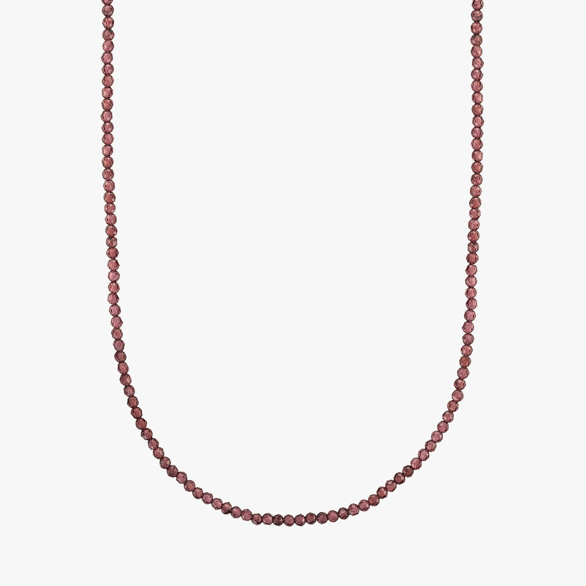 Maroon Beaded Necklace