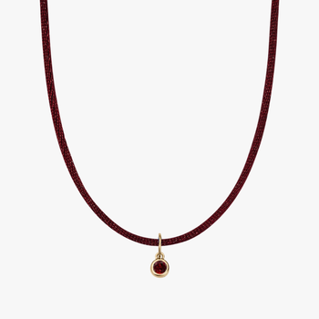Maroon Silk Cord Garnet Bundle