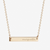 Marquette Horizontal Bar Necklace