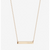 Marquette Horizontal Bar Necklace