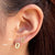 Ohio State O Stud Earring