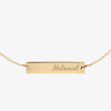 McDaniel College Bar Bracelet