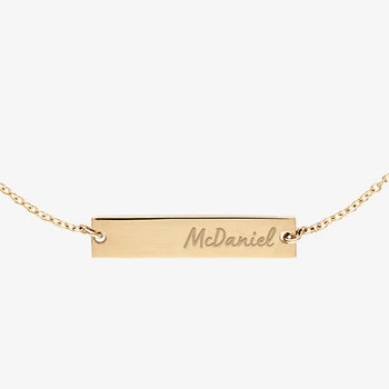 McDaniel College Bar Bracelet