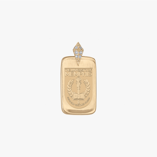 Memphis Shield Diamond Ingot Petite Pendant