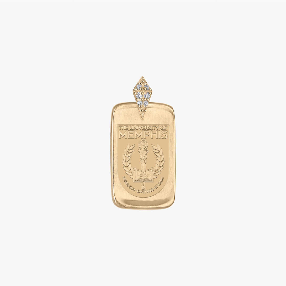 Memphis Shield Diamond Ingot Petite Pendant