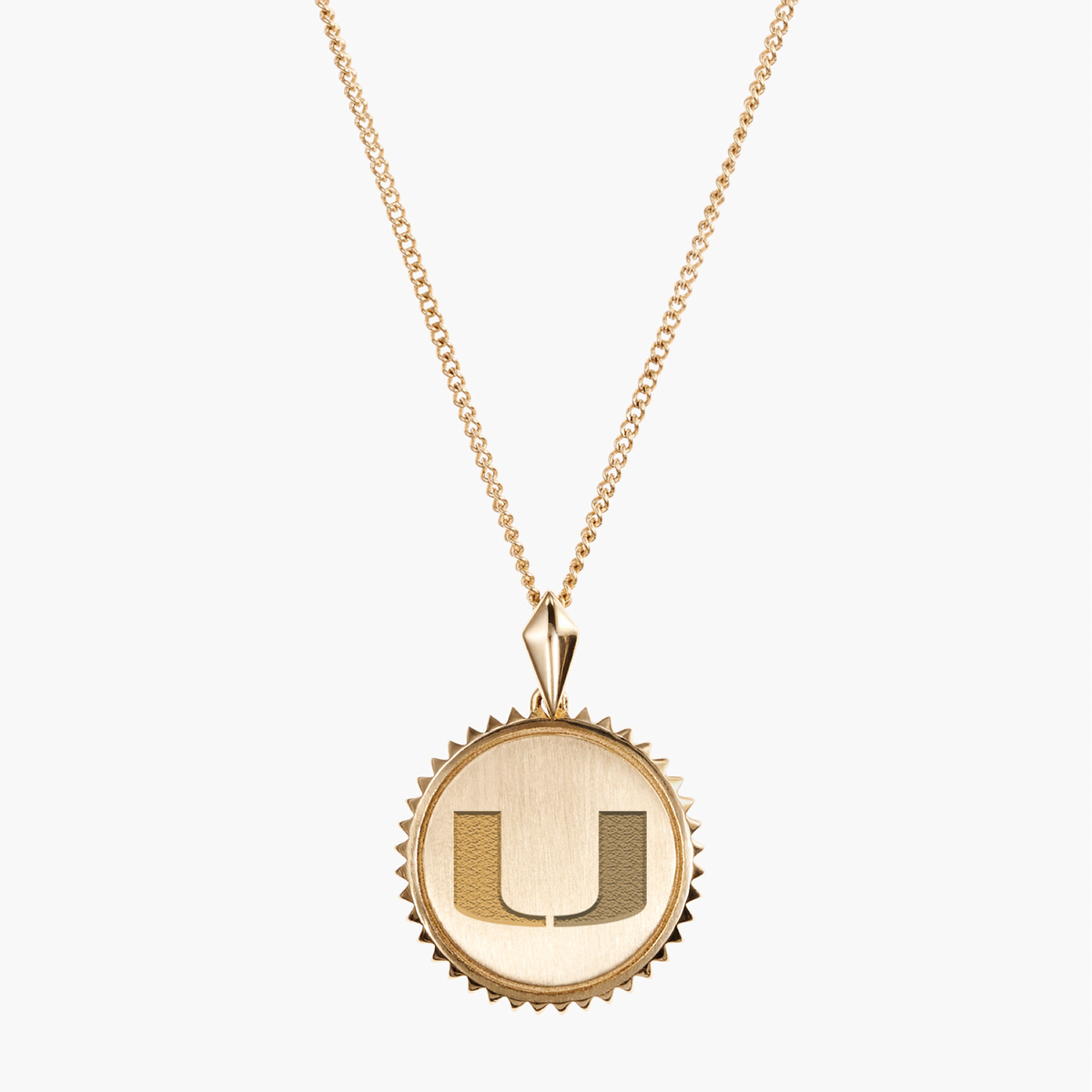 UMiami Logo Sunburst Pendant