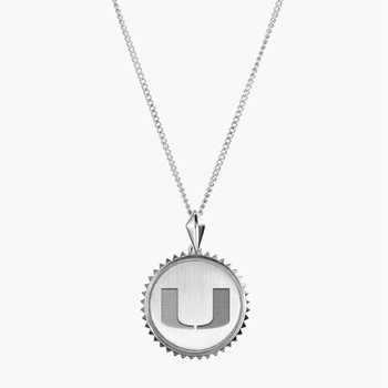UMiami Logo Sunburst Pendant