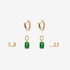 UMiami Logo Sunburst Earring Bundle