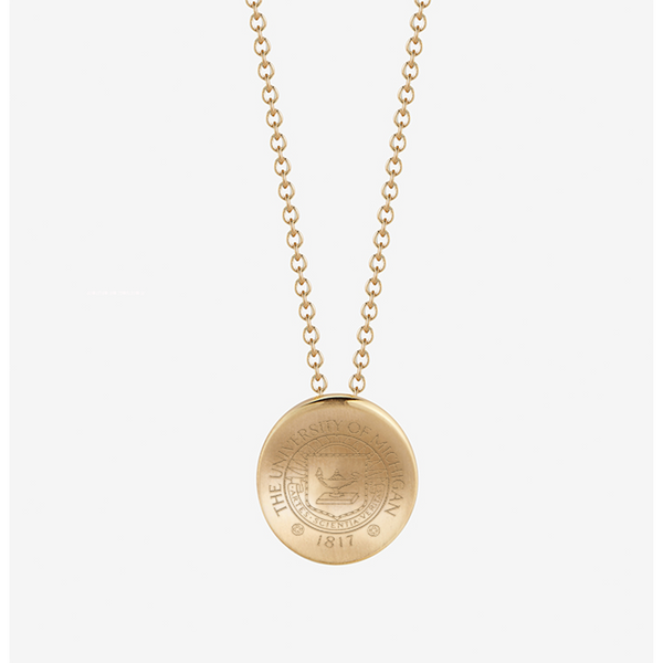 Michigan Organic Crest Necklace