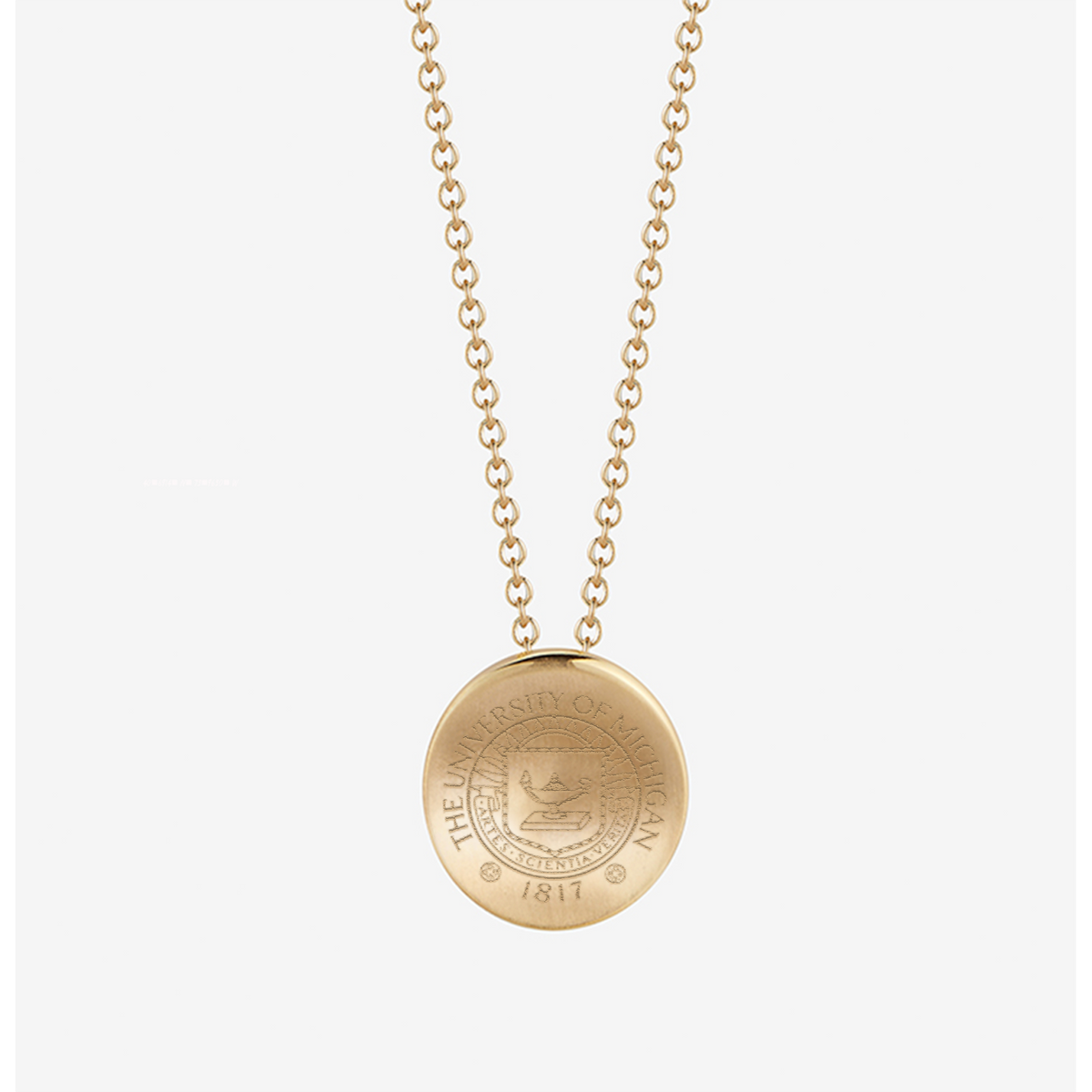 Michigan Organic Crest Necklace