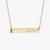 Michigan Go Blue Horizontal Bar Necklace