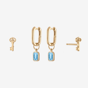 Kappa Kappa Gamma Key Mini U Earring Bundle