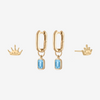 Zeta Tau Alpha Crown Mini U Earring Bundle