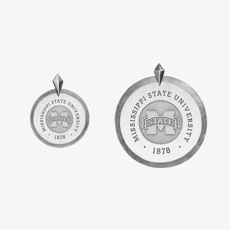 Mississippi State Crest Florentine Pendant