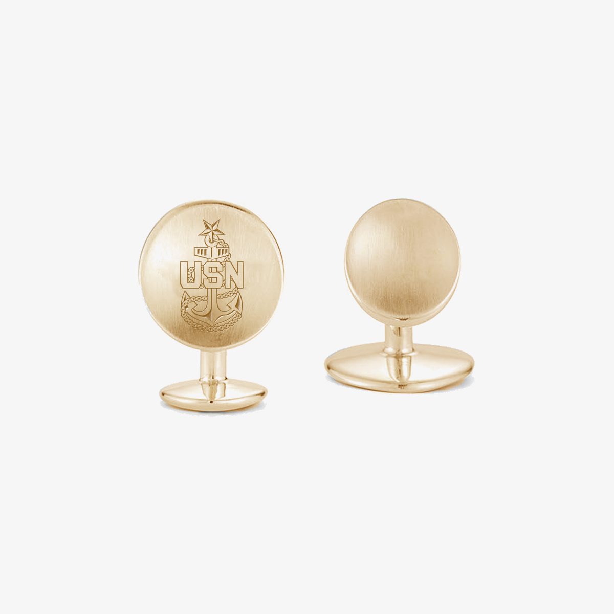 Navy Chief Insignia Organic Cufflinks