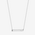 Navy Horizontal Bar Necklace