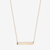 Navy Horizontal Bar Necklace