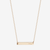 Navy Horizontal Bar Necklace
