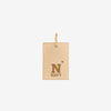 USNA N-Star Rectangle Pendant